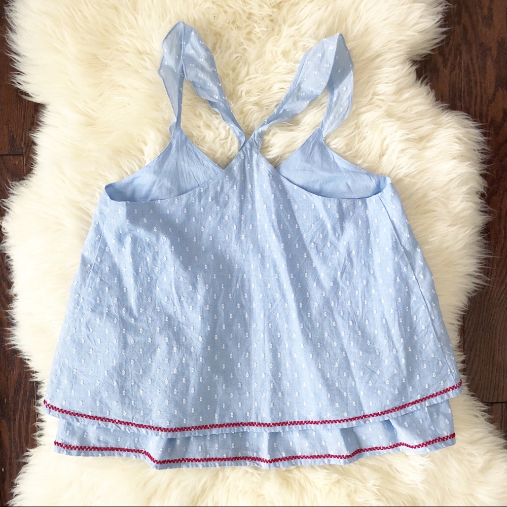 True Craft Racerback Ruffled Blouse Size M - Picture 8 of 8